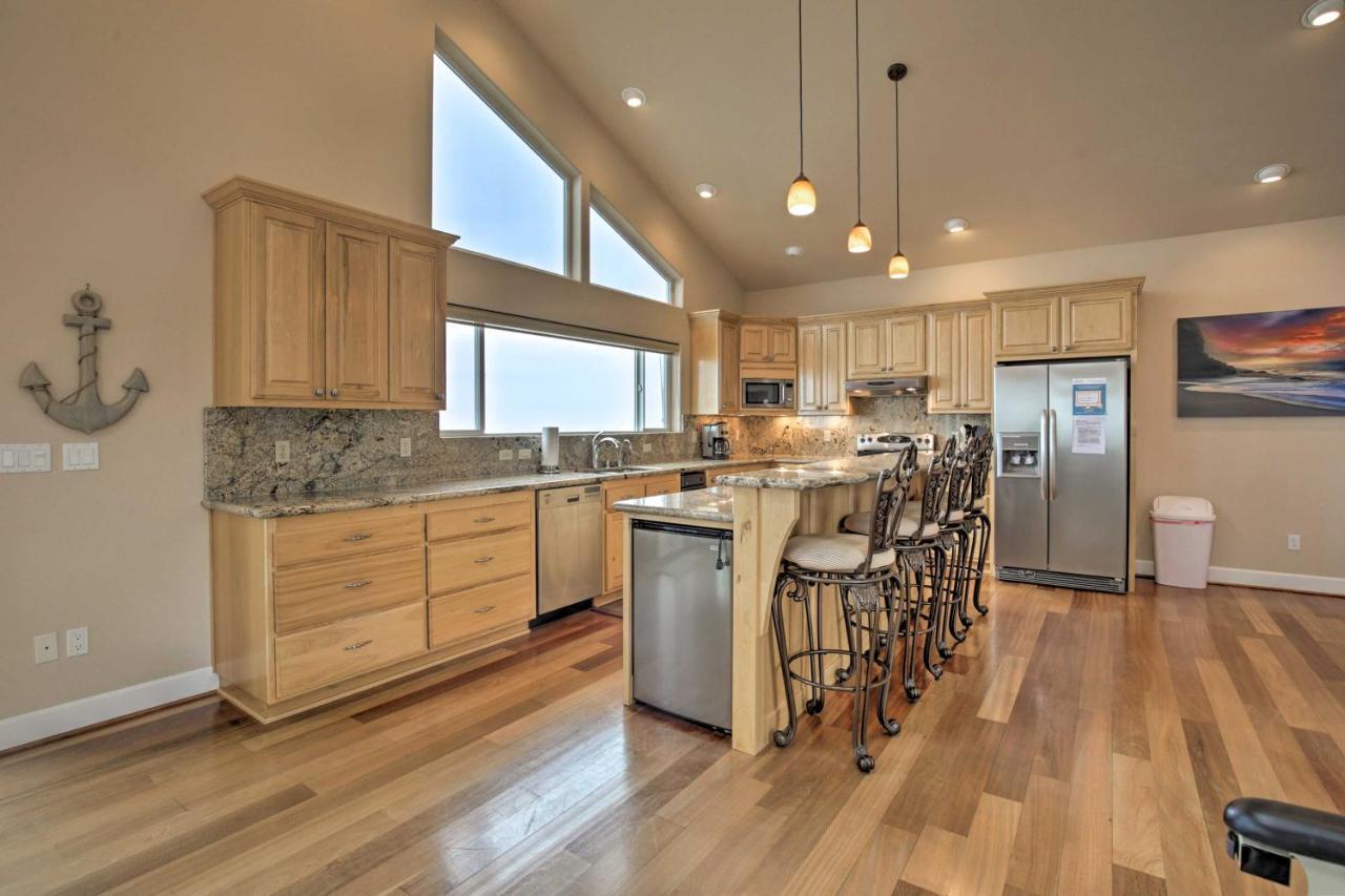 Oceanfront South Beach Home With Hot Tub And Sauna Ньюпорт Экстерьер фото