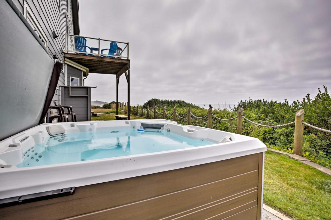 Oceanfront South Beach Home With Hot Tub And Sauna Ньюпорт Экстерьер фото